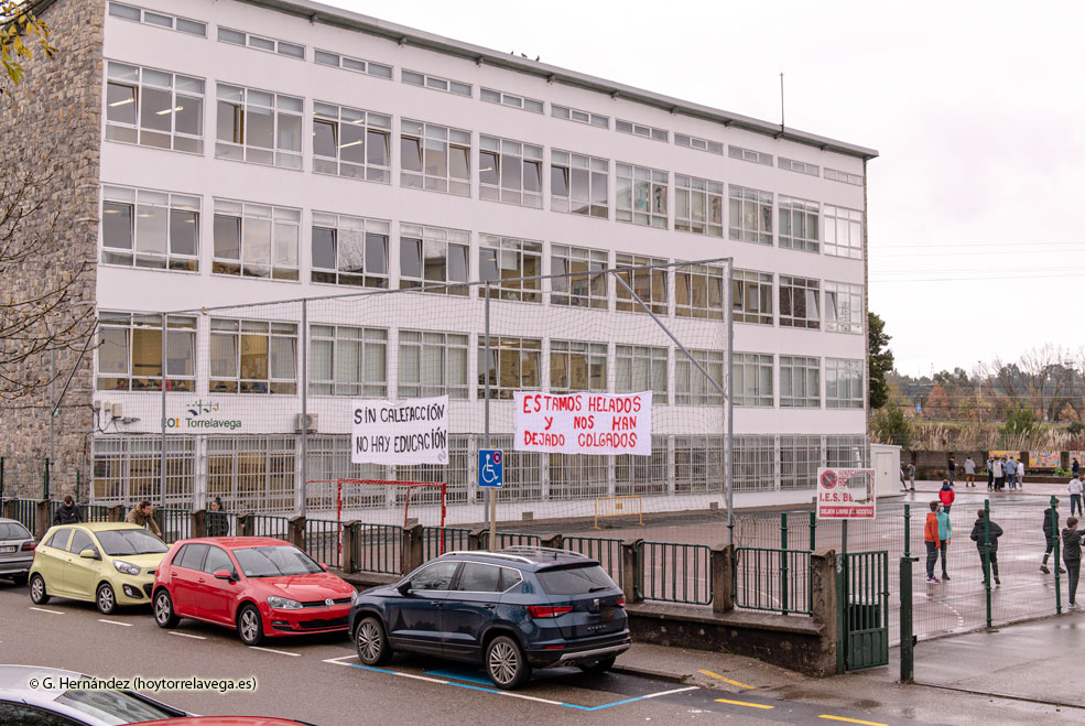 La Junta de Personal Docente exige soluciones para la falta de calefacción en el IES Besaya IESBesayaCalefaccion