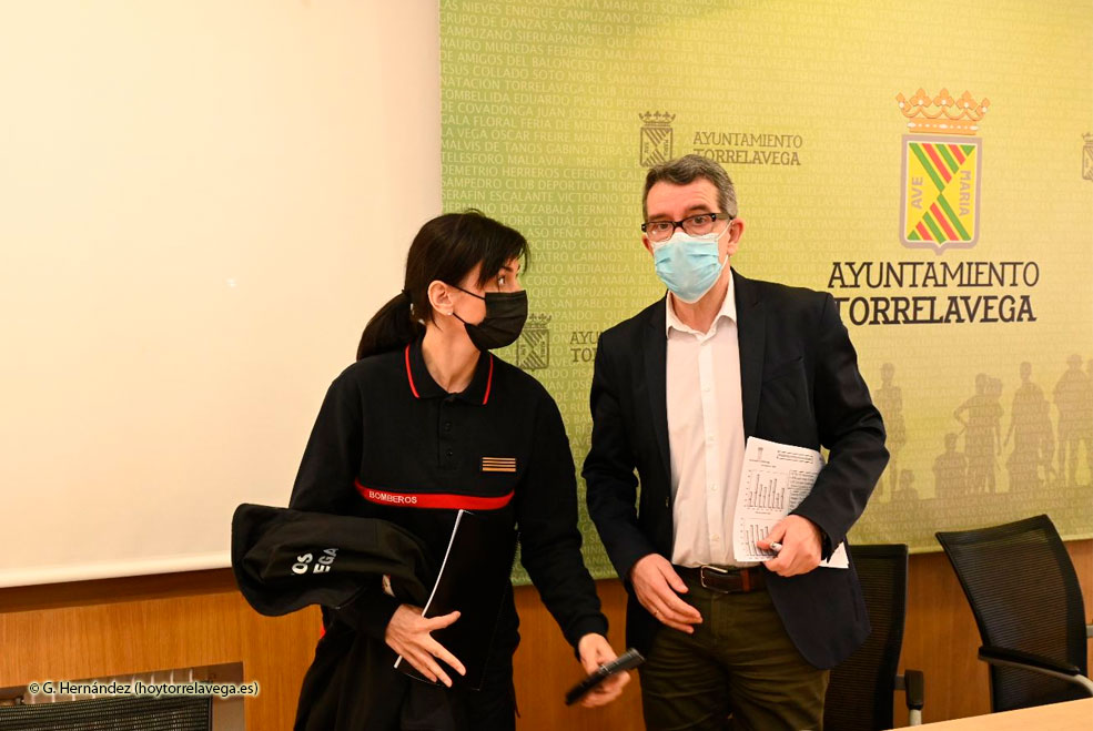 Las intervenciones del Parque de Bomberos de Torrelavega aumentaron un 6% en 2021 BomberosMemoria2021