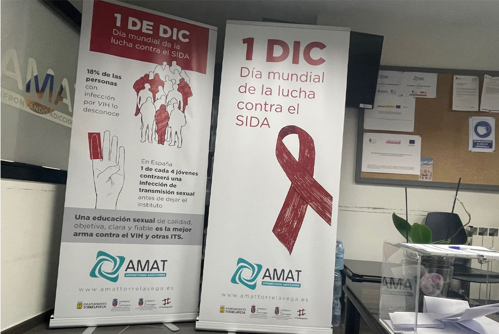 AMAT conmemora el Día del SIDA con una campaña de información sobre las Infecciones de Transmisión Sexual AMATDiaSIDA2022