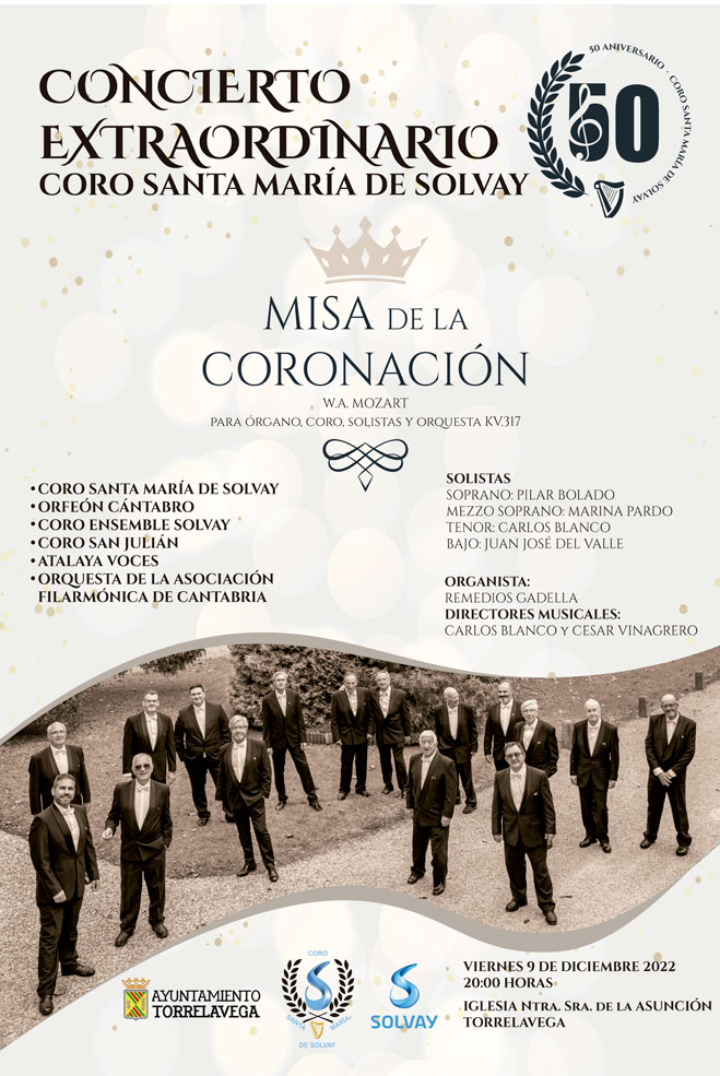 El Coro Santa María de Solvay cierra la celebración del 50 aniversario con un concierto en La Asunción CoroSantaMariaSolvayconcierto9dic