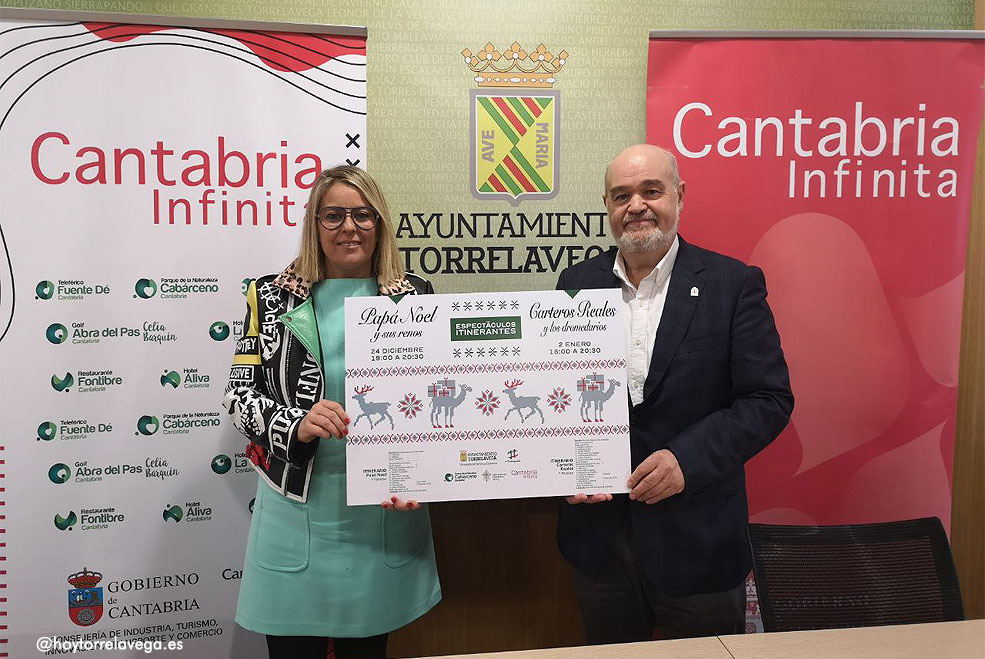 Papá Noel y sus renos visitarán Torrelavega la tarde de Nochebuena PapaNoelrenos2022