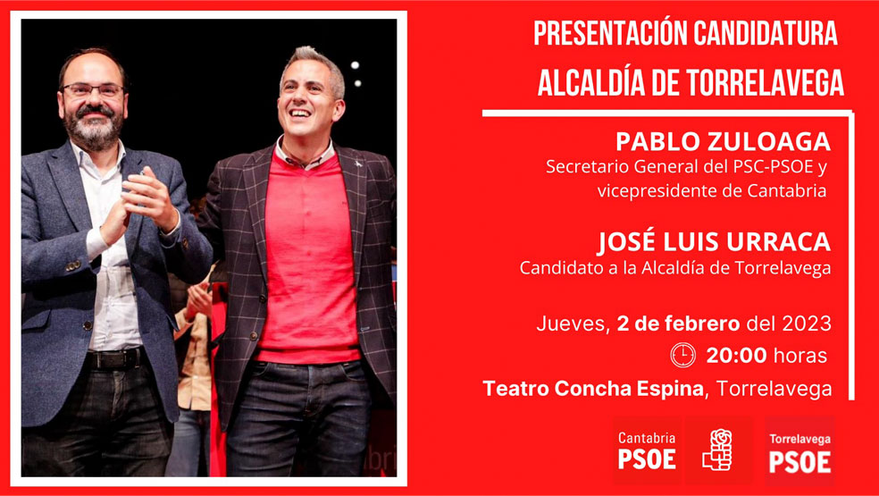 Acto de presentación del candidato del PSOE a la Alcaldía de Torrelavega PSOEPresentacioncandidato