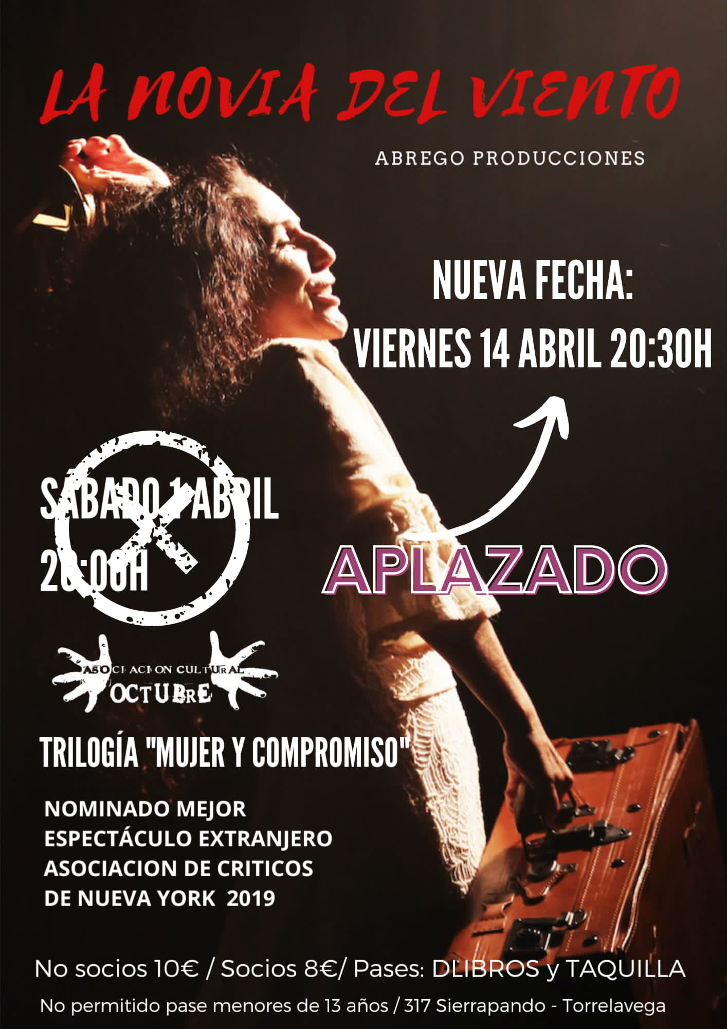 La Asociación Octubre presenta ‘La novia del viento’, de Ábrego Producciones AsociacionOctubreNoviaViento