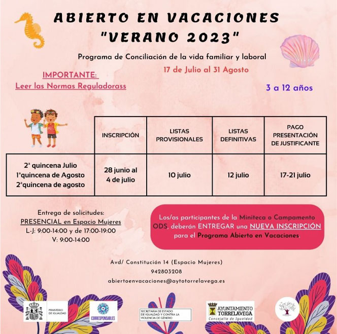 AbiertoVacacionesVerano2023