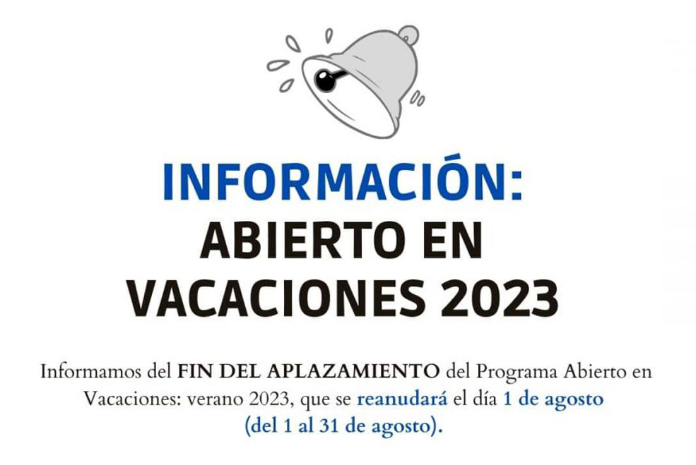 AbiertoVacacionesAgosto2023