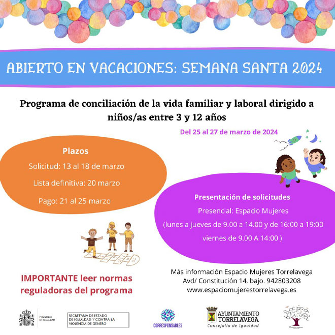 AbiertoVacacionesSemanaSanta2024