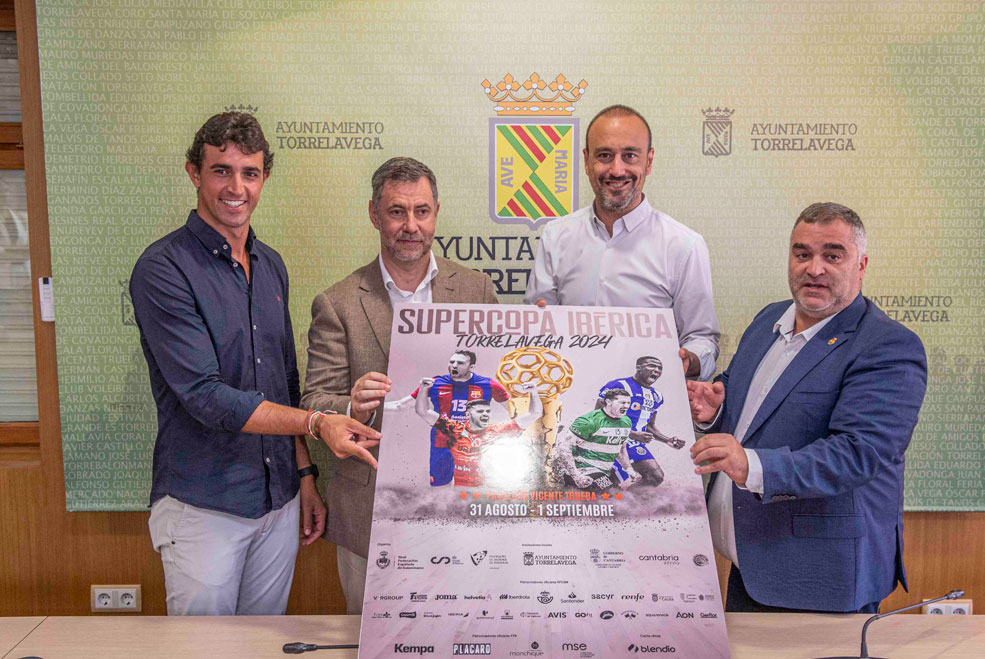 Torrelavega acoge el 31 de agosto y 1 de Septiembre la Supercopa Ibérica de Balonmano SuperCopaBalonmano2024