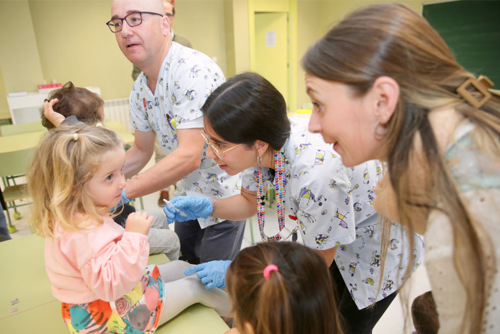 Nueva campaña de vacunación contra la gripe en los colegios para inmunizar a los pequeños de 3 y 4 años Vacunaciongripecolegios
