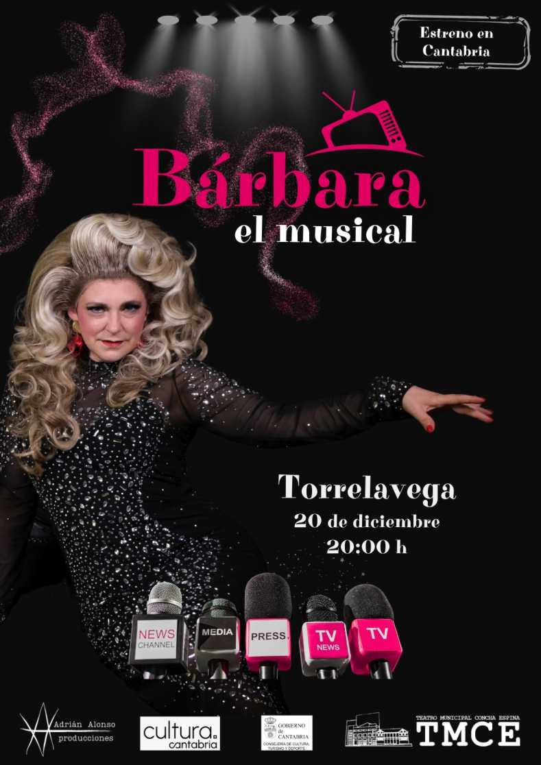 ‘Bárbara, el musical’ llega el 20 de diciembre al TMCE