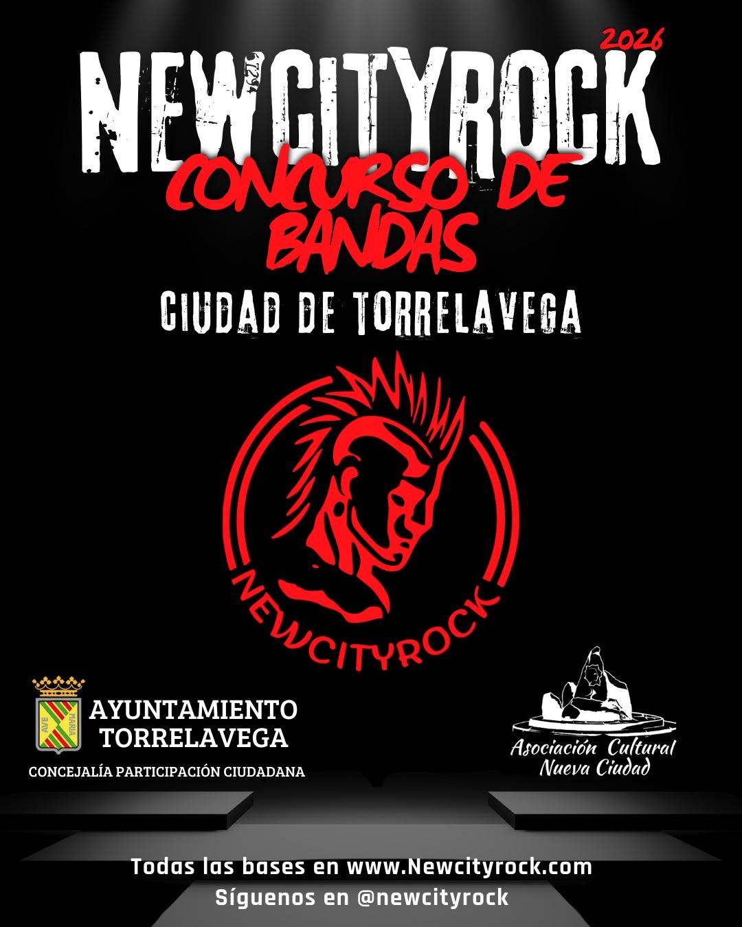 El III Concurso de Bandas NewCityRock Ciudad de Torrelavega se abre a grupos nacionales