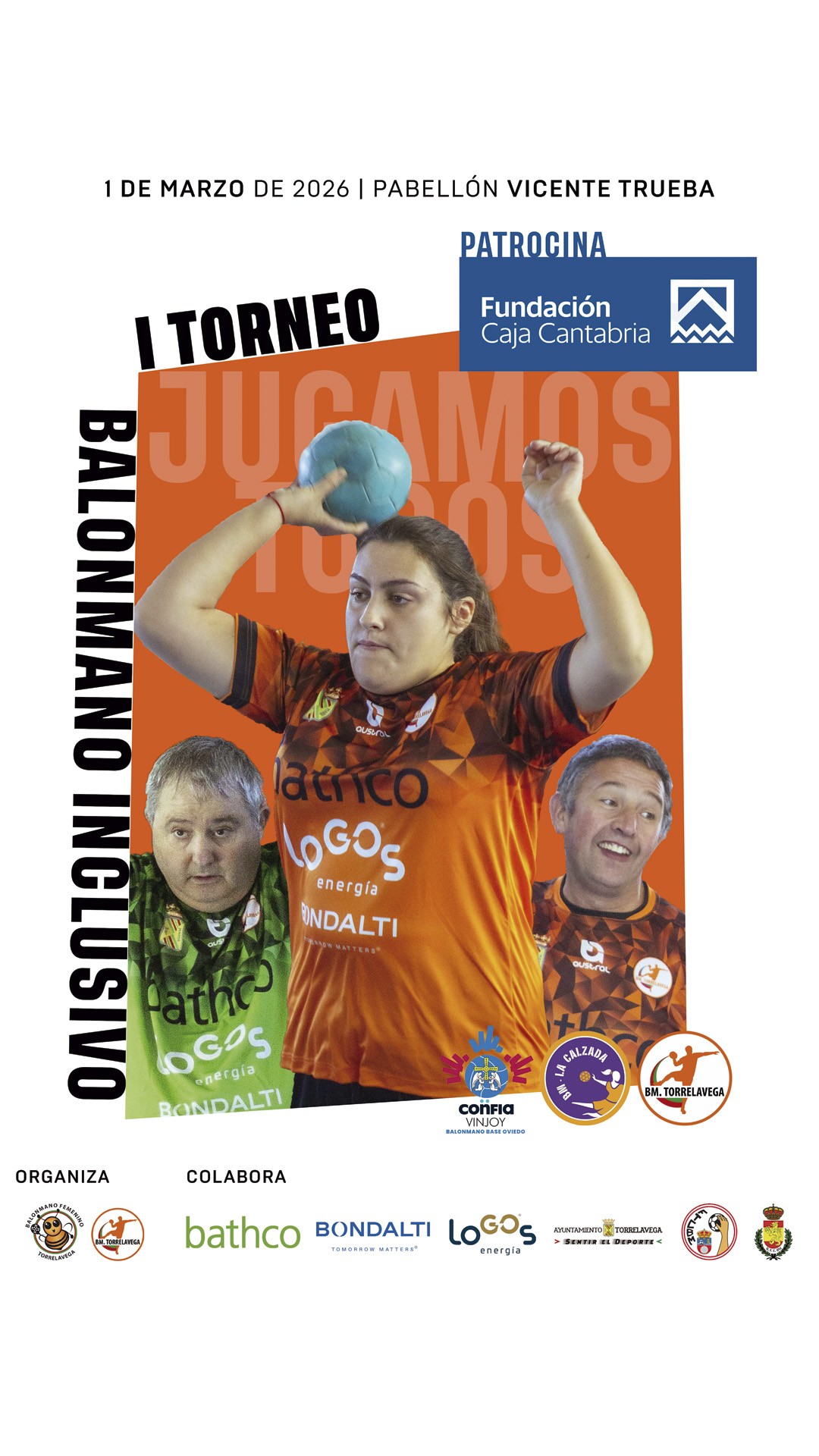 Torrelavega acoge el I Torneo de Balonmano Inclusivo “Jugamos Todos”