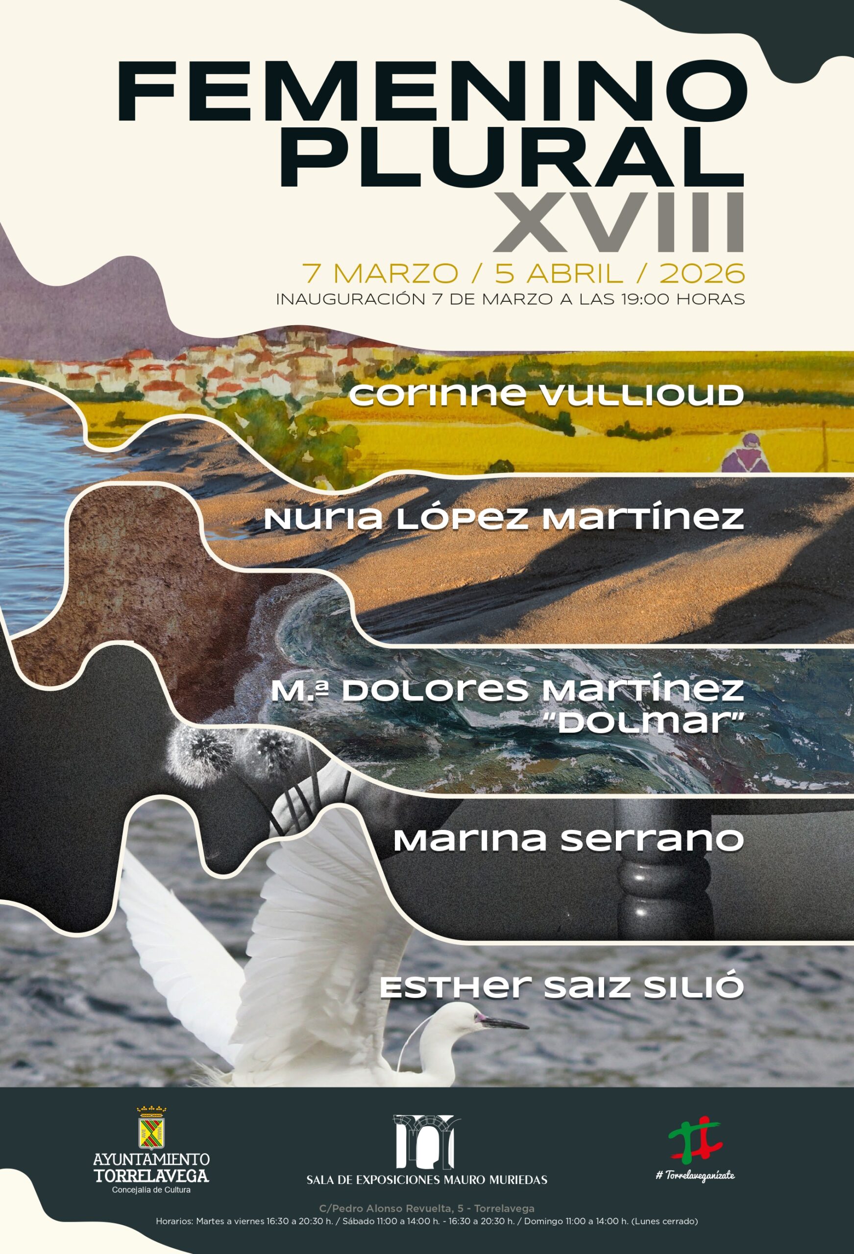 18ª edición de ‘Femenino Plural’ en la sala Mauro Muriedas del 7 de marzo al 5 de abril