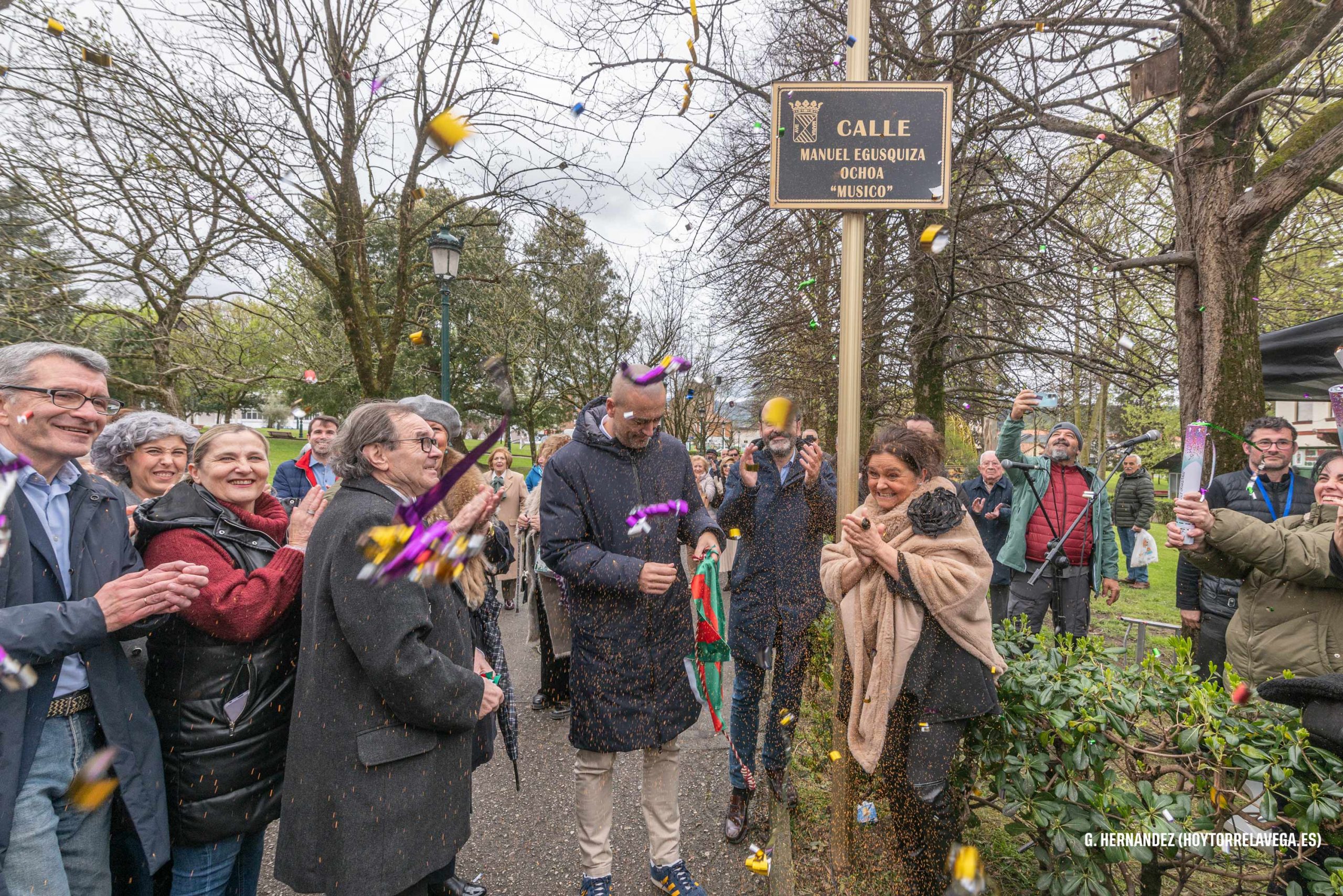 Inaugurado el Pasaje Manuel Egusquiza Ochoa, Músico