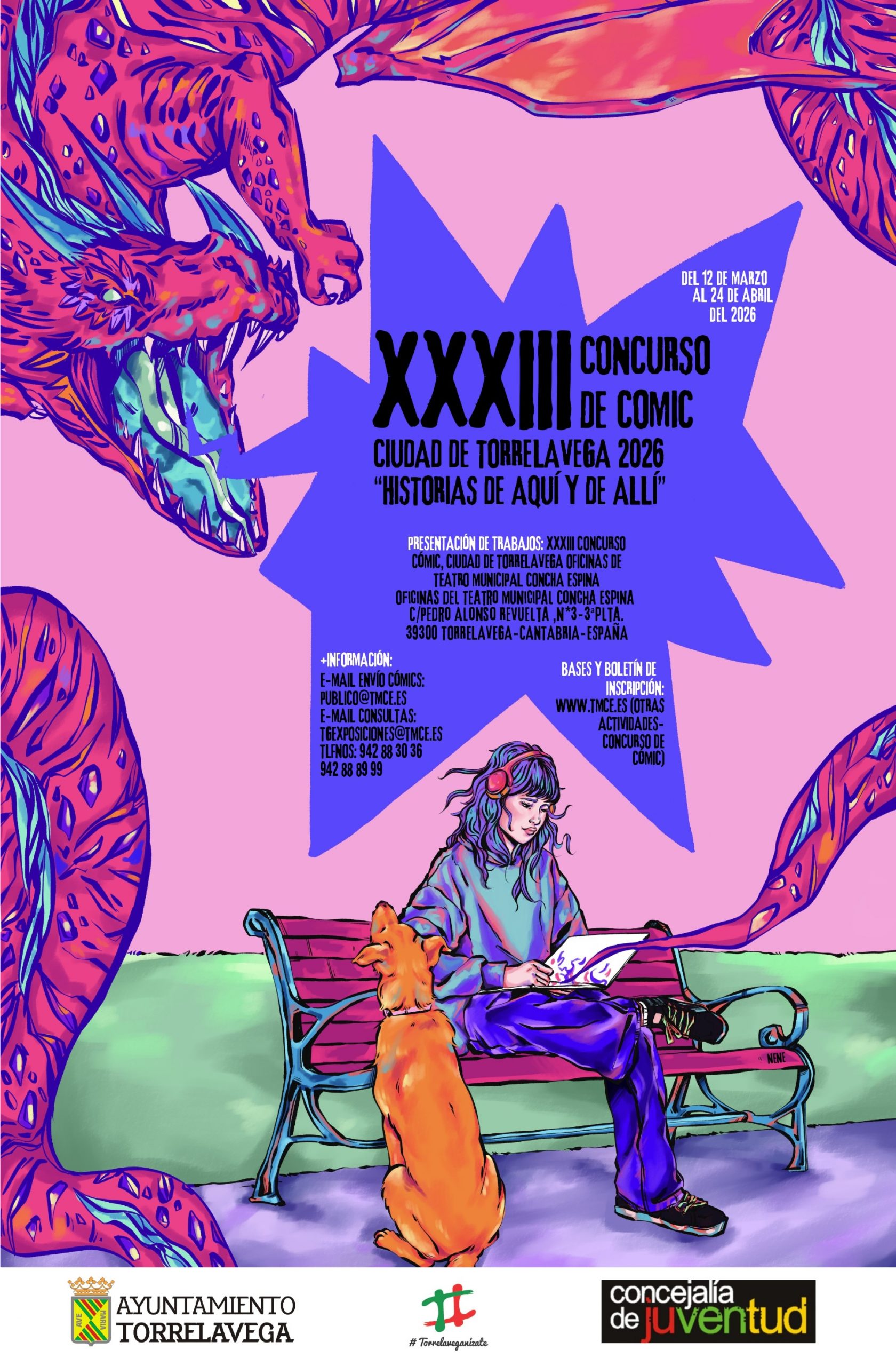 Abierto el plazo de presentación de trabajos para el XXXIII Concurso de Cómic