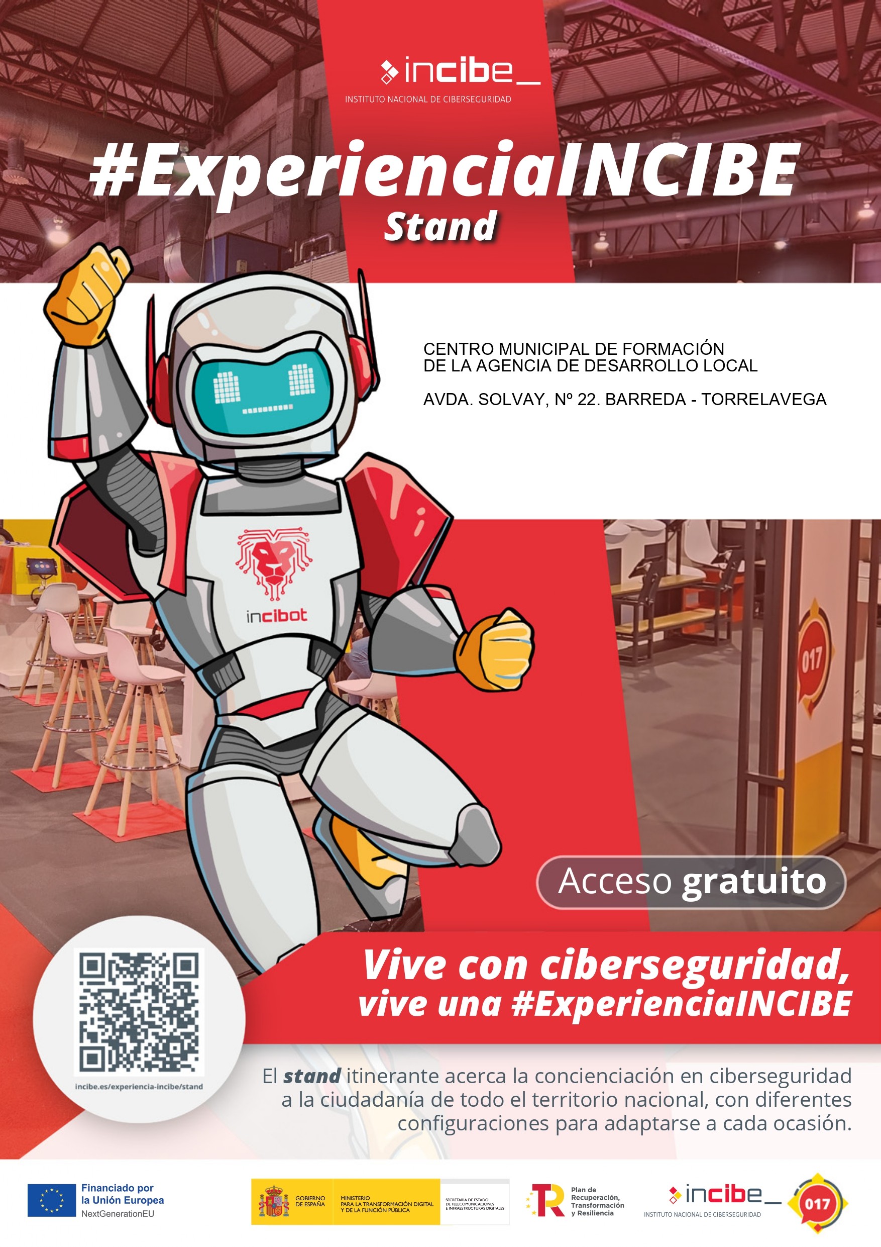 El stand de #ExperienciaINCIBE llega a Torrelavega para fomentar la ciberseguridad entre la ciudadanía