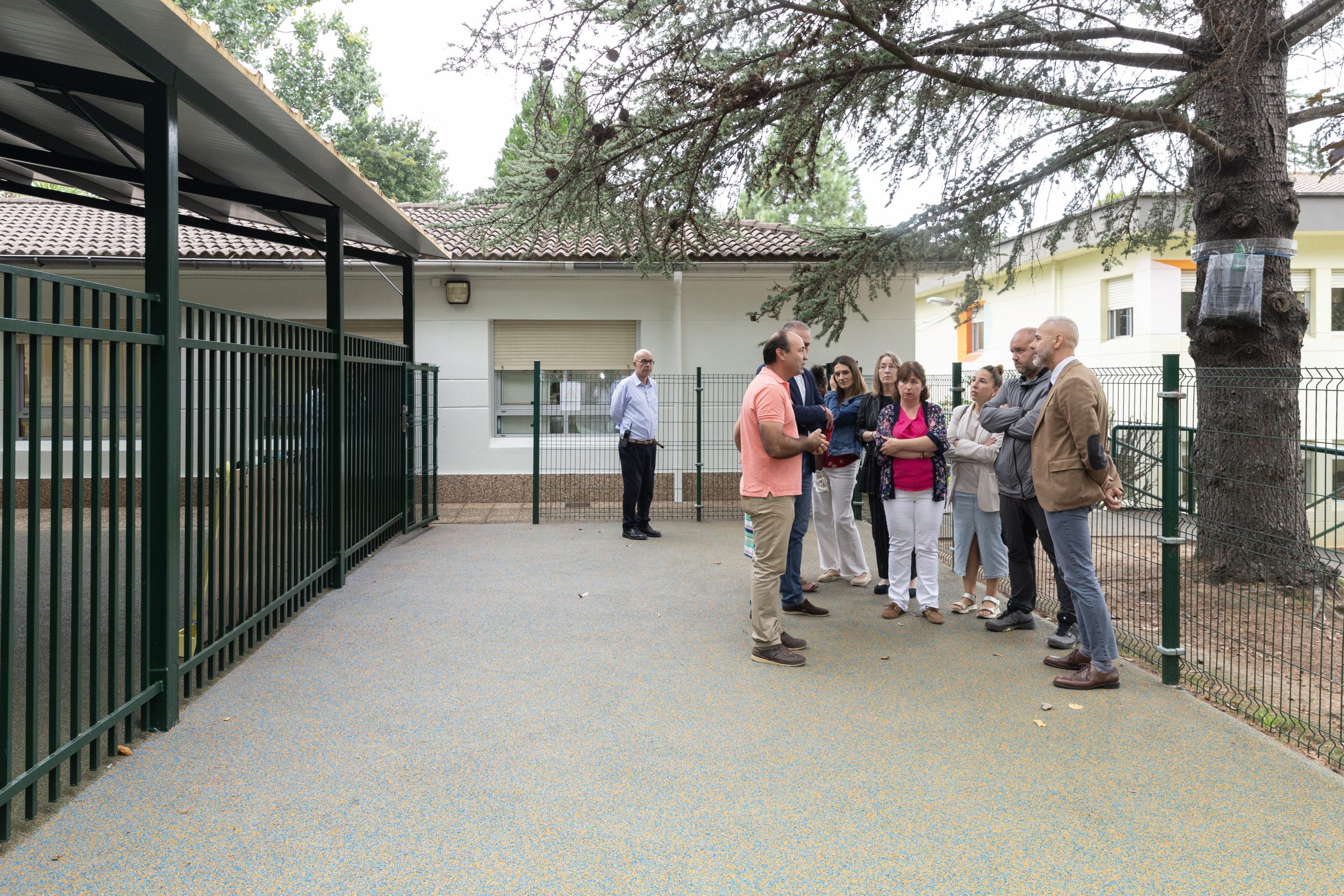 El CEIP Manuel Liaño de Barreda renueva la cubierta del patio de Infantil