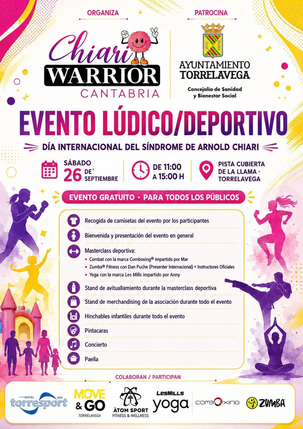 Torrelavega celebra este sábado una jornada para dar visibilidad al Síndrome de Arnold Chiari