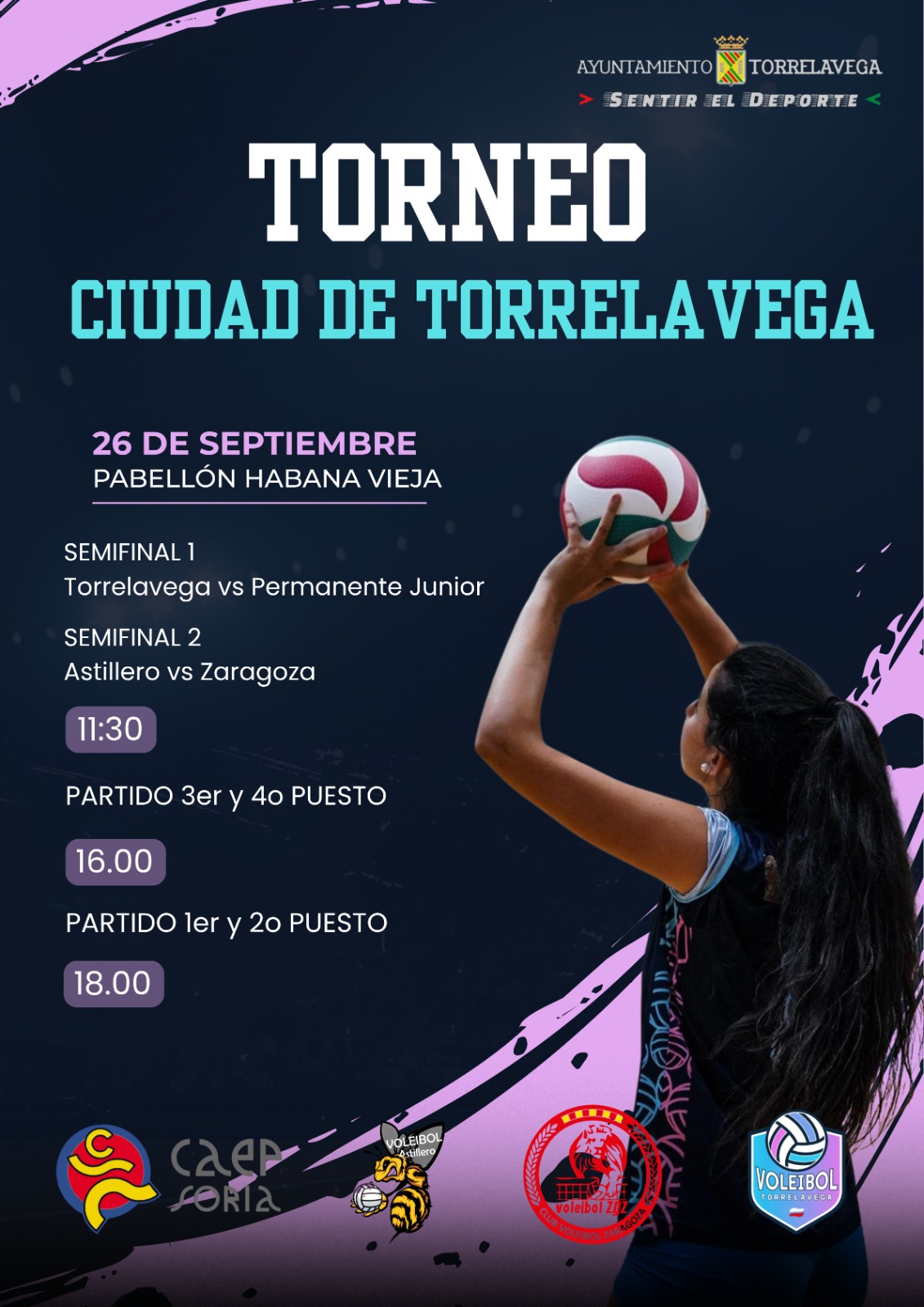La Habana Vieja acoge este sábado el Torneo de Voleibol Ciudad de Torrelavega